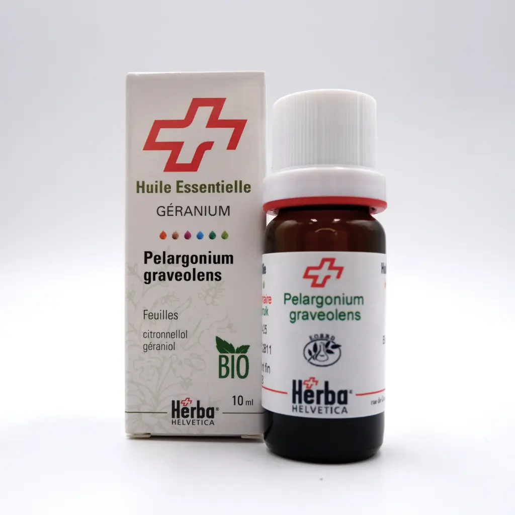 HE PELARGONIUM GRAVEOLENS L'Hérit. food sup. BIO* 10 ml