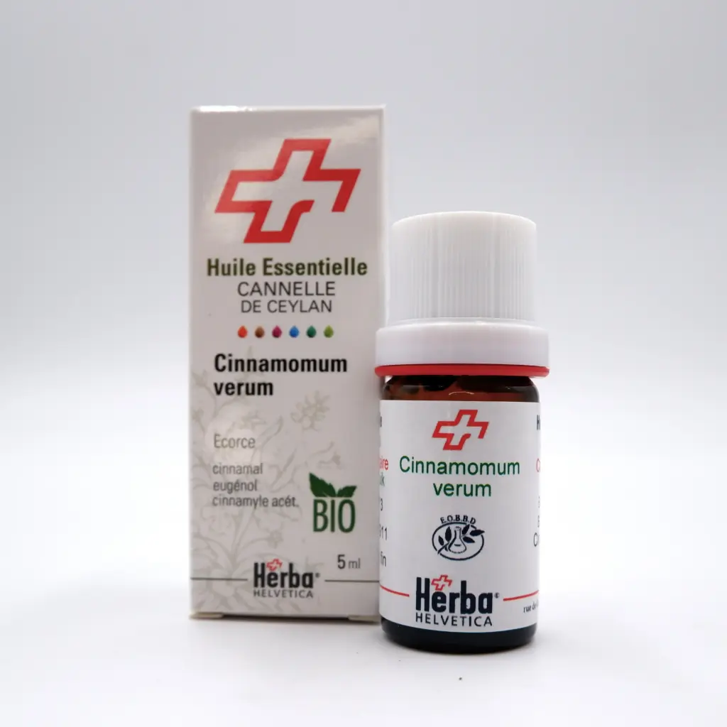 [BECZEC05] HE CINNAMOMUM VERUM J. Presl. (= ZEYLANICUM) ECORCES Food sup. BIO* 5 ml
