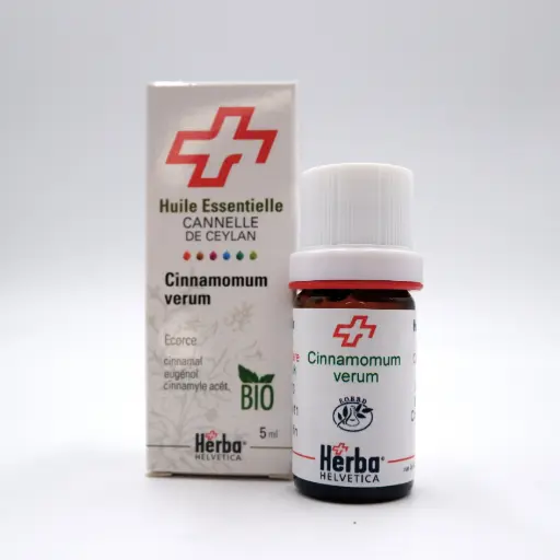 [BECZEC05] HE CINNAMOMUM VERUM J. Presl. (= ZEYLANICUM) ECORCES Food sup. BIO* 5 ml